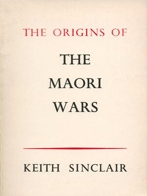 cover image of Origins of the Maori Wars